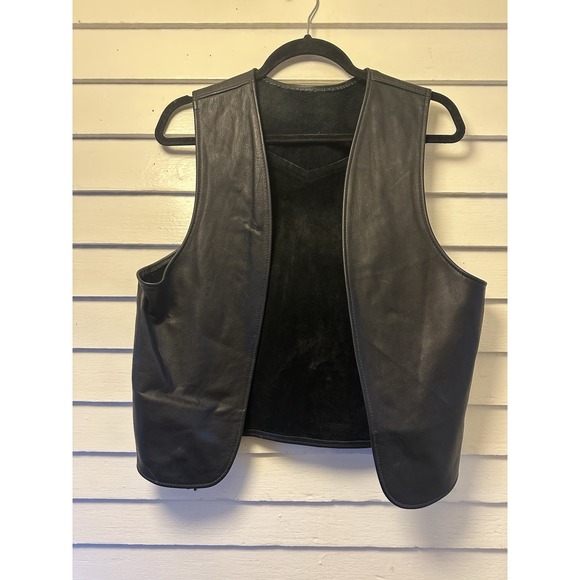 MR. S LEATHER Other - MR. S LEATHER Black Leather Open Front Vest Size XL